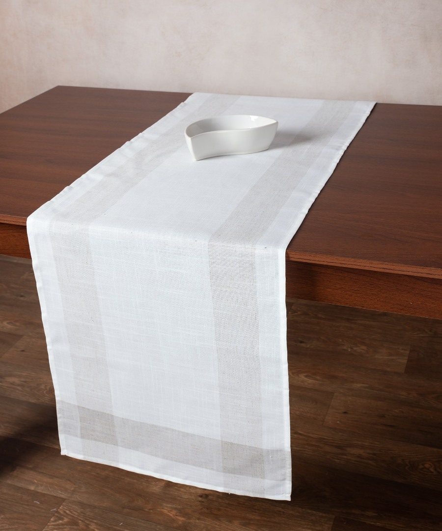 2844ivory4 Τραβέρσα 2844 (48cm x 150cm) Ivory SilkFashion - Image 1