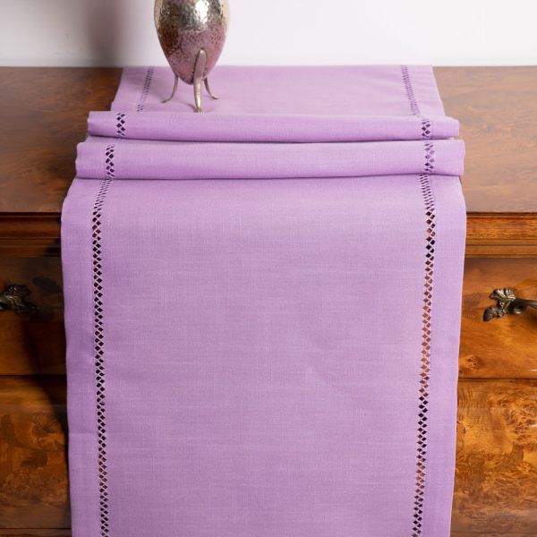 τραπεζομάντηλα (160cm x 220cm) 3096 λιλά SilkFashion