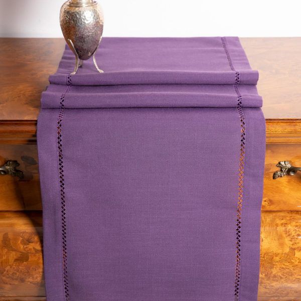 τραπεζομάντηλα (140cm x 140cm) 3096 μωβ SilkFashion