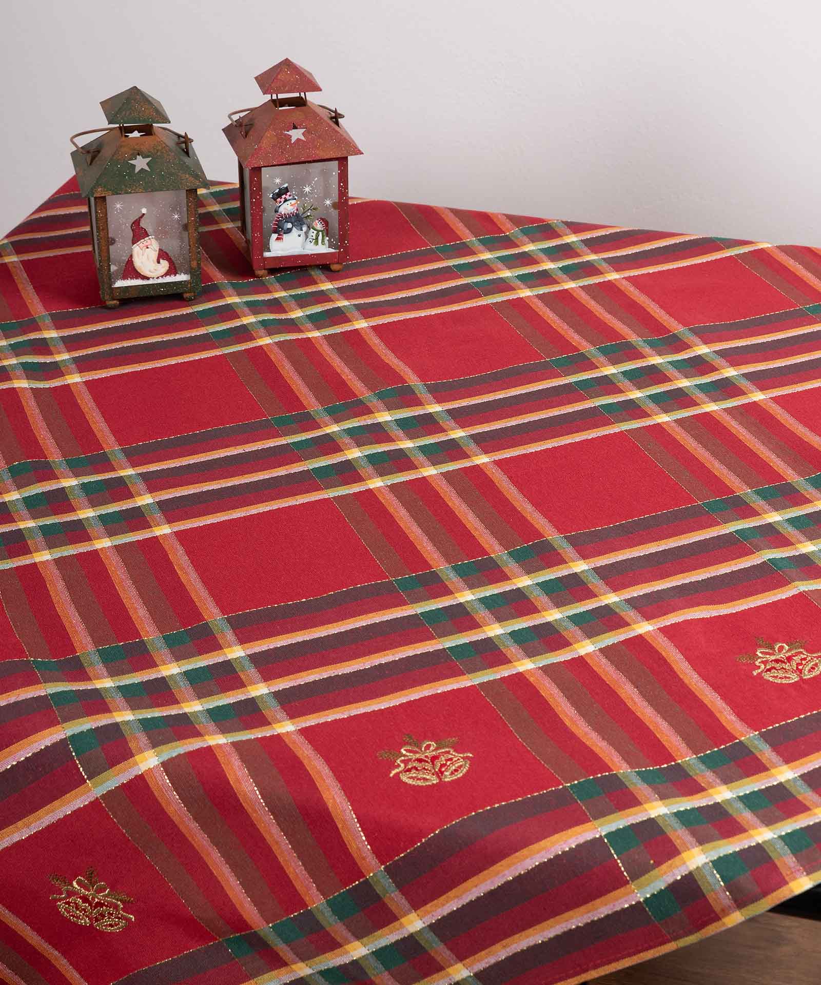 3194-5 χριστουγεννιάτικο τραπεζομάντηλο (180cm x 180cm) 3194 SilkFashion - Image 1