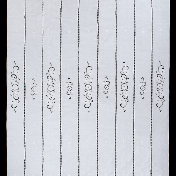 κουρτίνα 348 (160cm x 270cm) λευκό με τούνελ SilkFashion