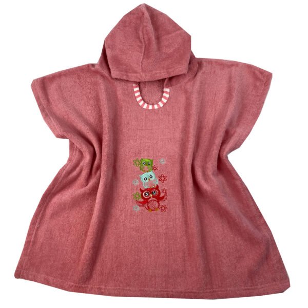 Παιδικό Πόντσο 2-4 Ετών family owls 55X110 Astron Italy