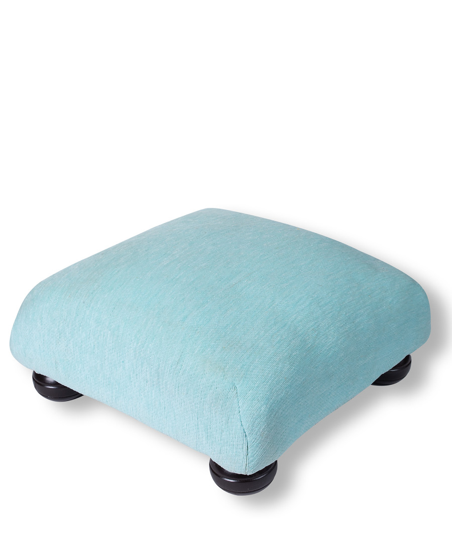 354aqua Υποπόδιο (30cm X 30cm X 14cm) 354 aqua SilkFashion - Image 1