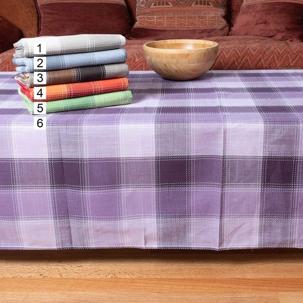 τραπεζομάντηλα (140cm x 180cm)  3702 καφέ SilkFashion