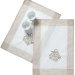 Ντουζίνες (12 τεμάχια) σουπλά 3741 (35cm x 50cm) ivory SilkFashion