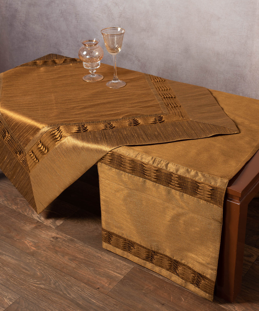 3819abronze-1 καρέ (85cm X 85cm) 3819Α μπρονζέ SilkFashion - Image 1