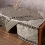 καρέ (85cm X 85cm) 3819Α λαδί SilkFashion