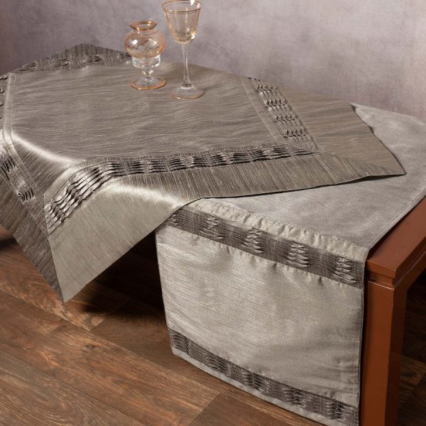 τραβέρσα (40cm X 170cm) 3819A λαδί SilkFashion