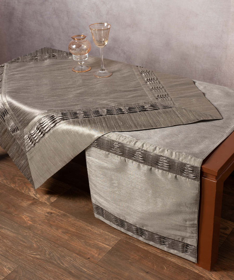 3819aladi τραβέρσα (40cm X 170cm) 3819A λαδί SilkFashion - Image 1