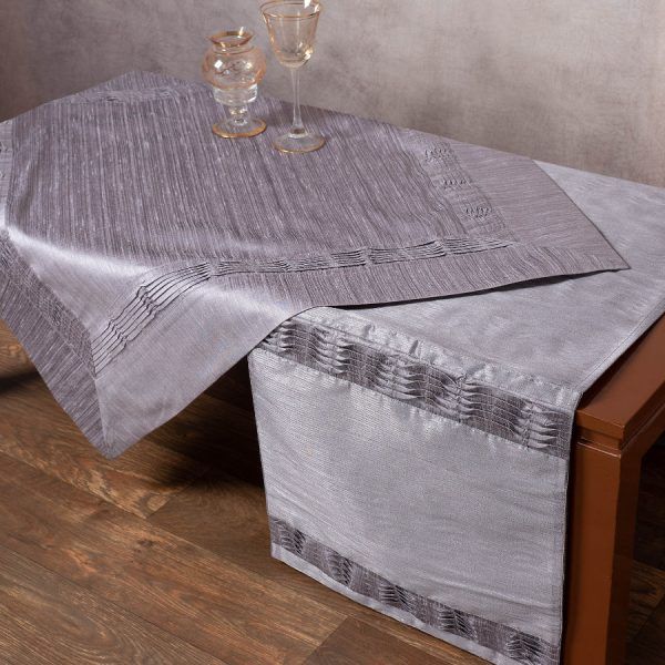 τραπεζοκαρέ (140cm X 140cm) 3819Α λιλά SilkFashion