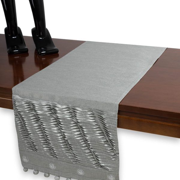 τραβέρσα  (40cm X 170cm)  3819 γκρι SilkFashion