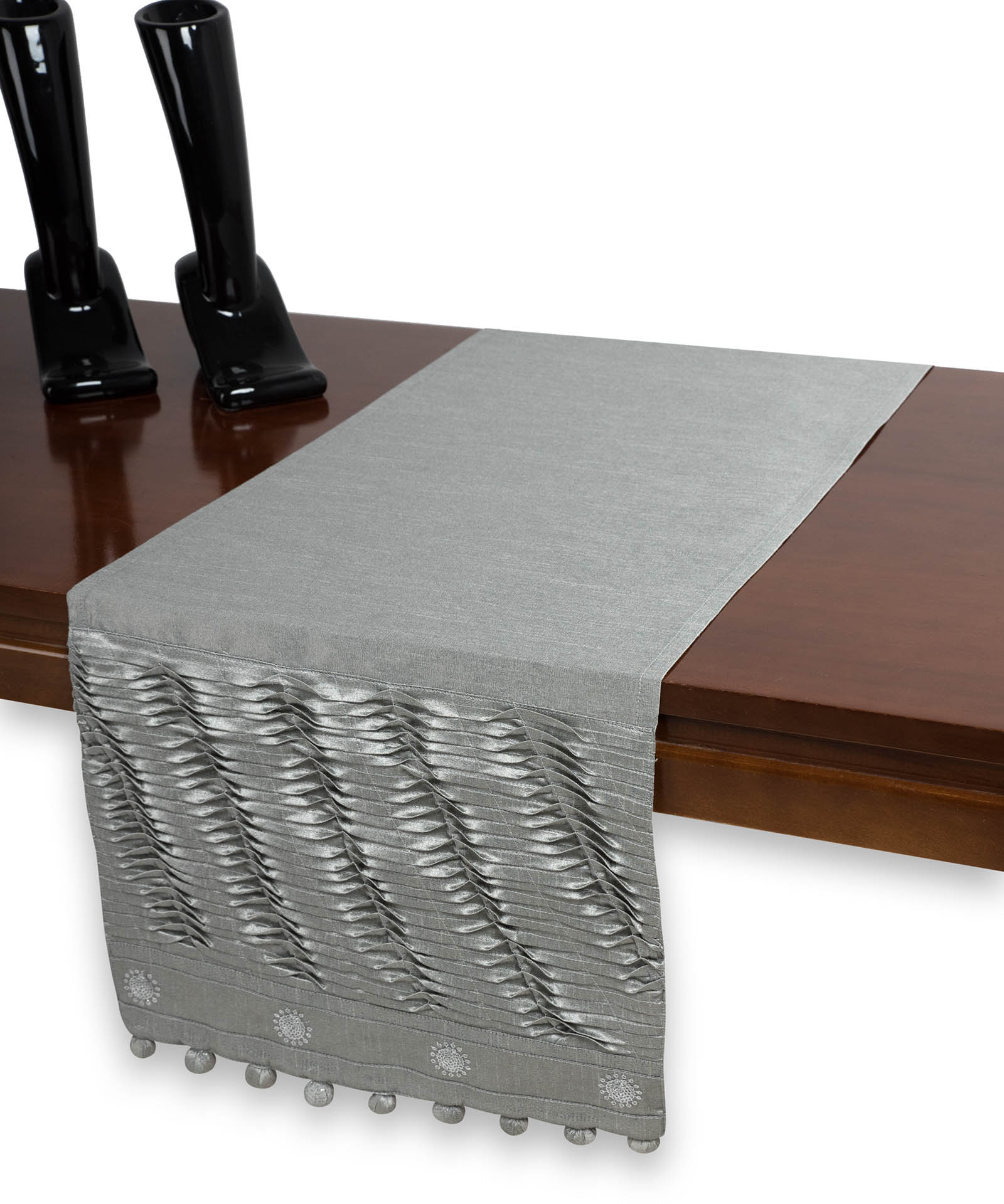 3819gkri τραβέρσα (40cm X 170cm) 3819 γκρι SilkFashion - Image 1