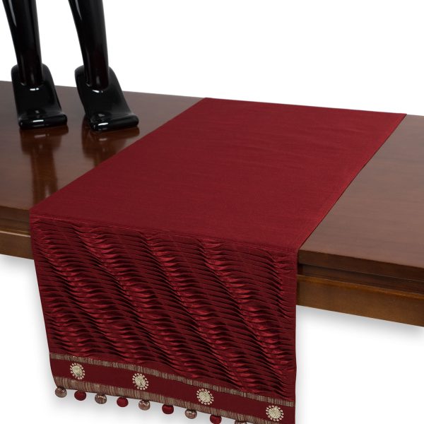 τραβέρσα  (40cm X 170cm)  3819 κόκκινο SilkFashion