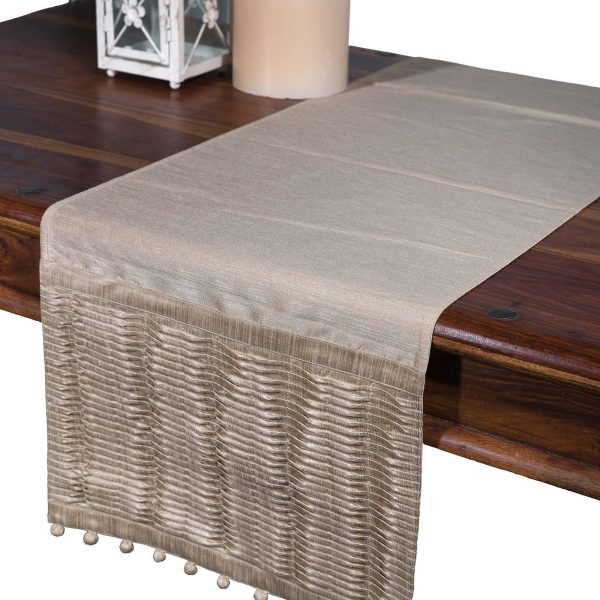 καρέ  (85cm X 85cm) 3819 πλισέ ivory SilkFashion