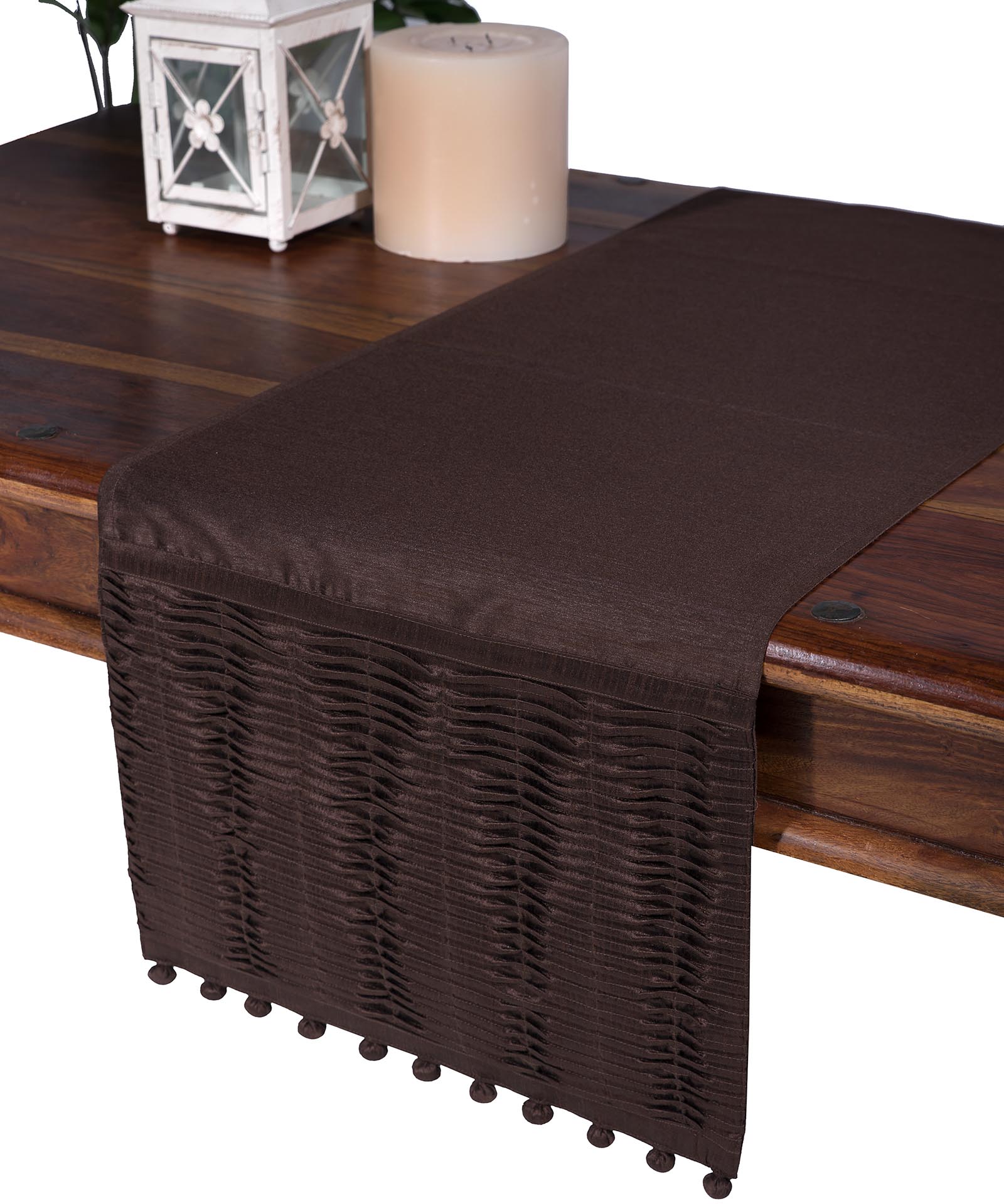 3819plisekafe-3 τραπεζοκαρέ (140cm X 140cm) 3819 πλισέ καφέ SilkFashion - Image 1