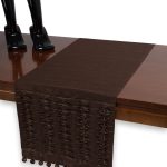 τραβέρσα  (40cm X 170cm)  3822 καφέ SilkFashion