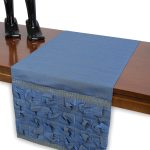 τραπεζοκαρέ  (140cm X 140cm)  3918 μπλε SilkFashion