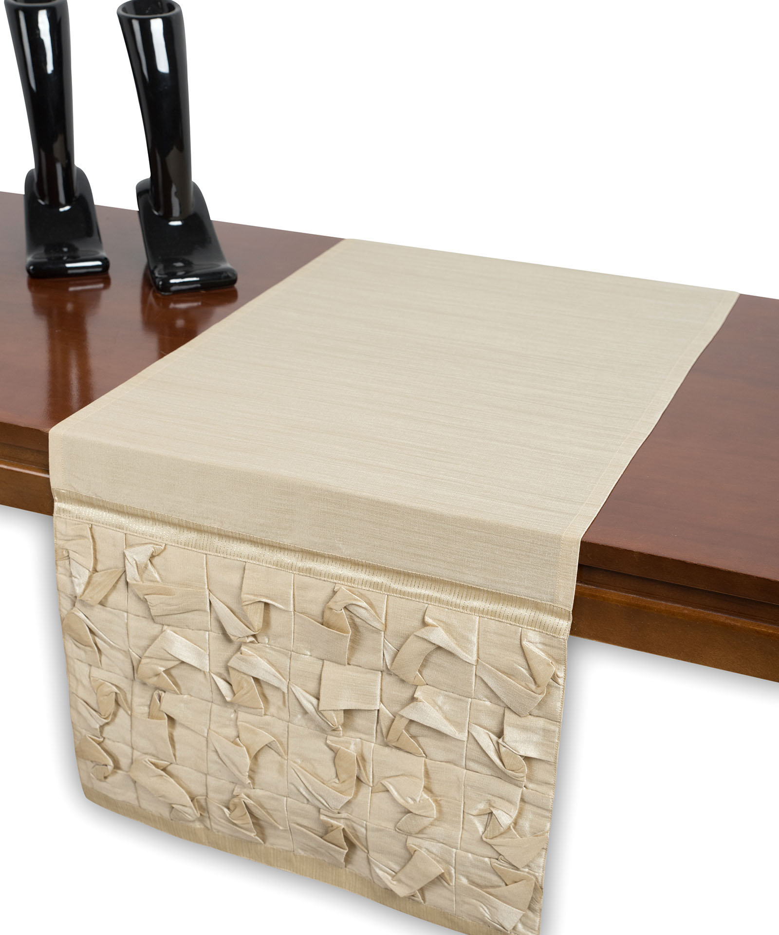 3918ivory-3 τραπεζοκαρέ (140cm X 140cm) 3918 ivory SilkFashion - Image 1