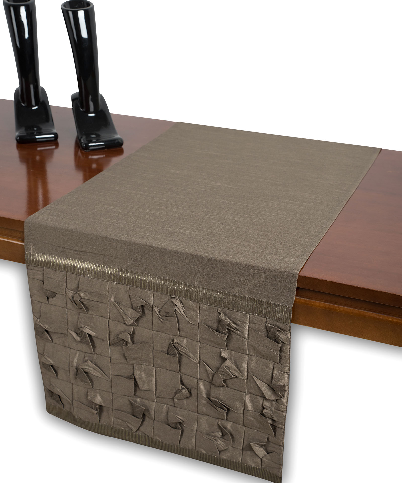 3918ladiskouro-1 τραβέρσα (40cm X 170cm) 3918 λαδί σκούρο SilkFashion - Image 1