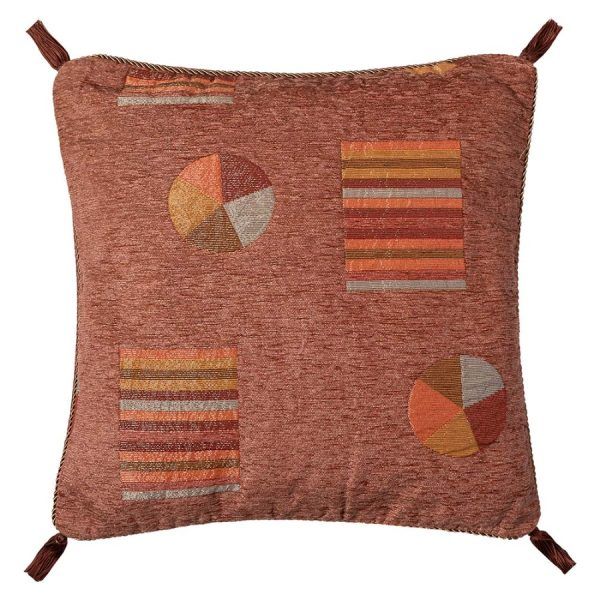 ΜΑΞΙΛΑΡΟΘΗΚΗ (45cm x 45cm) 392/393 καφέ SilkFashion
