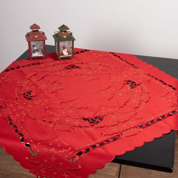 χριστουγεννιάτικο καρέ (90cm x 90cm) 406-8 SilkFashion