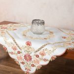 Σατέν κοφτό τραπεζοκαρέ (135cm x 135cm) 423 SilkFashion