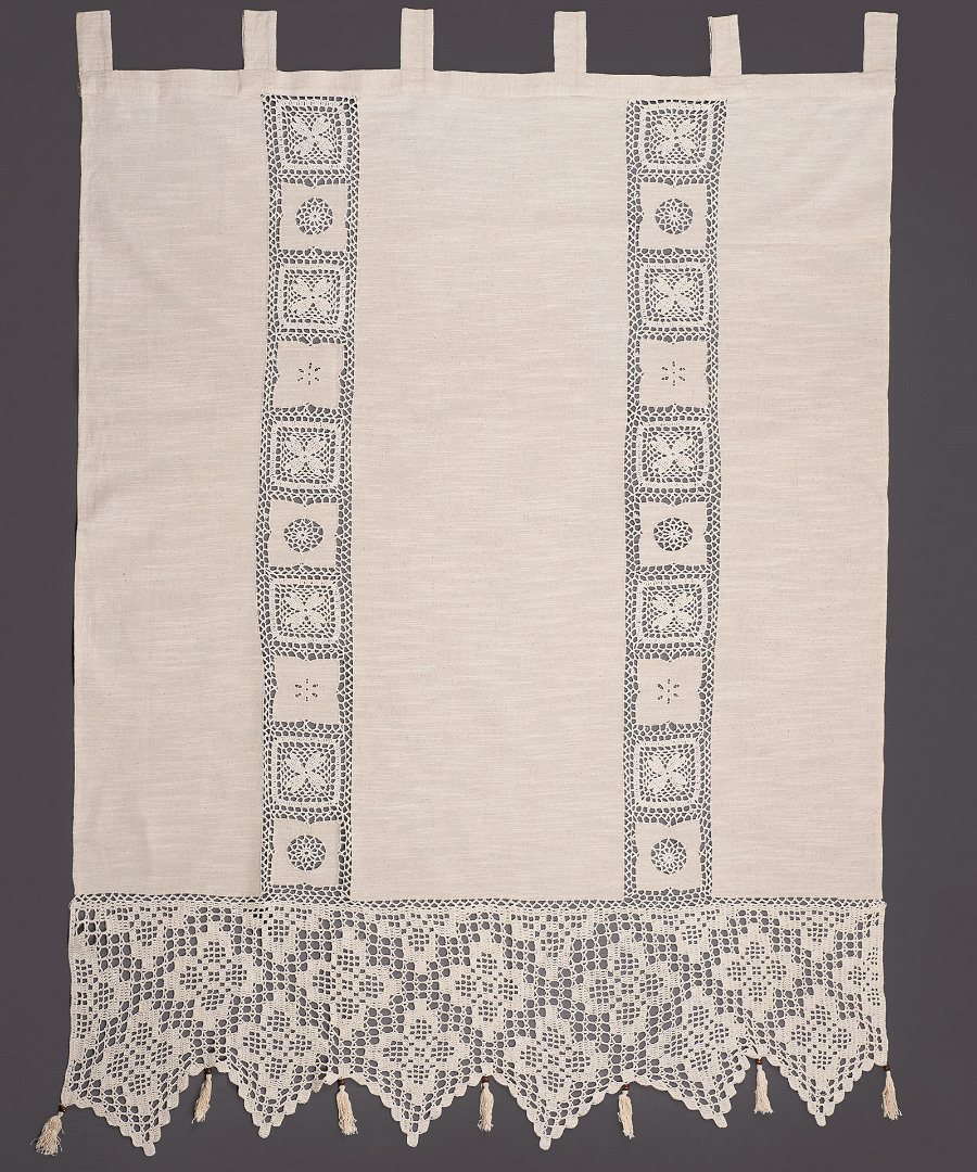 426mpez-1 κουρτίνα 426 (200cm x 270cm) ecru με τιράντες SilkFashion - Image 1