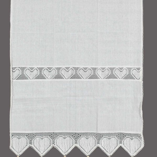 κουρτίνα 432 (200cm x 270cm) λευκή με τούνελ SilkFashion