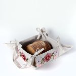 Ψωμιέρα rococo 4338 (18cm x 18cm) μπέζ SilkFashion