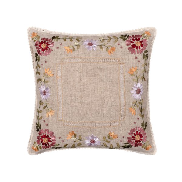 Μαξιλαροθήκη ροκοκό (40cm x 40cm) 4338 SilkFashion