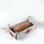 Ψωμιέρα rococo 4338 (14cm x 30cm) μπέζ SilkFashion