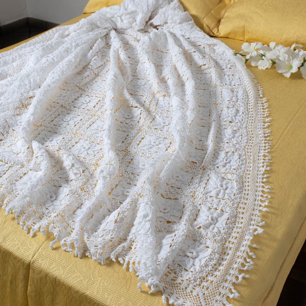 Χειροποίητη πλεκτή κουβέρτα 4452 (225cm x 250cm) SilkFashion