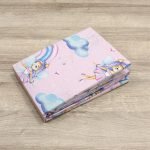 LINO BEBE ΣΕΤ ΣΕΝΤΟΝΙΑ ENHANCED RAINBOW PINK 120X180 - Image 3