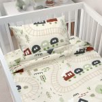 LINO BEBE ΣΕΤ ΣΕΝΤΟΝΙΑ FOREST EXPRESS GREEN 120X180 - Image 2