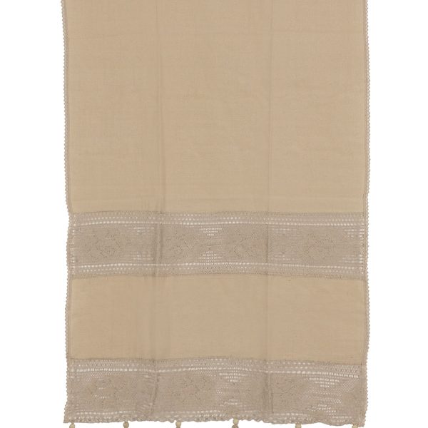 κουρτίνα 450 (200cm x 260cm) ecru με τιράντες SilkFashion