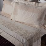 ΧΕΙΡΟΠΟΙΗΤΟ ΠΛΕΚΤΟ ΣΕΝΤΟΝΙ 4642 ΤΕΣΣΑΡΩΝ ΤΕΜΑΧΙΩΝ (225CM X 270CM) ΜΠΕΖ SilkFashion