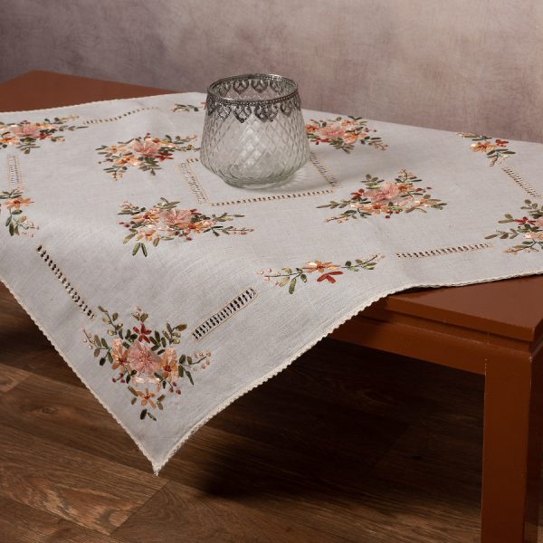 Τραπεζοκαρέ ροκοκό (135cm x 135cm) 4670 SilkFashion