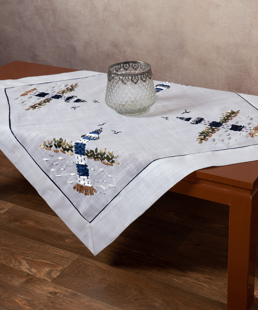 4752-2 Τραπεζομάντηλο ροκοκό (135cm x 175cm) 4752 SilkFashion - Image 1