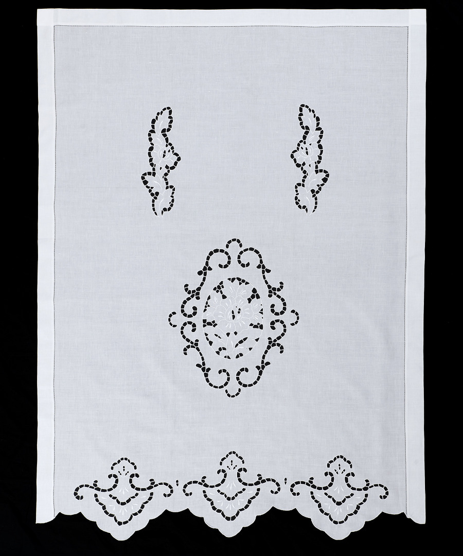 499-1 κουρτίνα 499 (200cm x 300cm) λευκή με τούνελ SilkFashion - Image 1