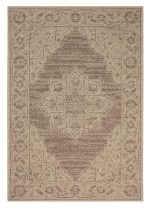 ΧΑΛΙ ETHNIK  204005C BROWN/CARAMEL BEIGE - 070X140  NewPlan