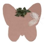 ΧΑΛΙ PUFFY JM7 DARK PINK  BUTTERFLY ANTISLIP - 160X160Β  NewPlan - Image 5