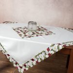 Σατέν κοφτό τραπεζοκαρέ (135cm x 135cm) 5000 not full SilkFashion