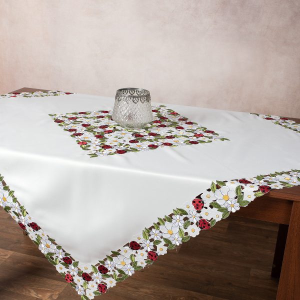 Σατέν κοφτό τραπεζοκαρέ (135cm x 135cm) 5000 not full SilkFashion