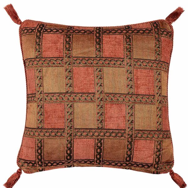 ΜΑΞΙΛΑΡΟΘΗΚΗ  501 (45cm x 45cm) κεραμιδί SilkFashion