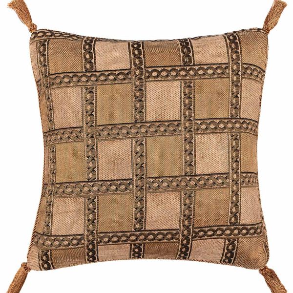 ΜΑΞΙΛΑΡΟΘΗΚΗ  501 (45cm x 45cm) χρυσό SilkFashion