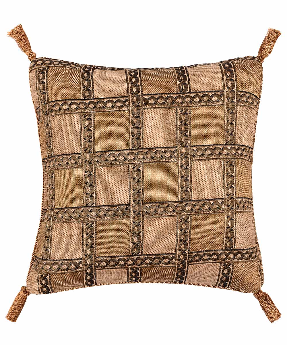 501xryso-1 ΜΑΞΙΛΑΡΟΘΗΚΗ 501 (45cm x 45cm) χρυσό SilkFashion - Image 1