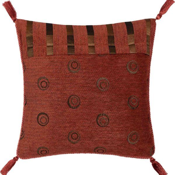ΜΑΞΙΛΑΡΟΘΗΚΗ  5103 (45cm x 45cm) πορτοκαλί SilkFashion