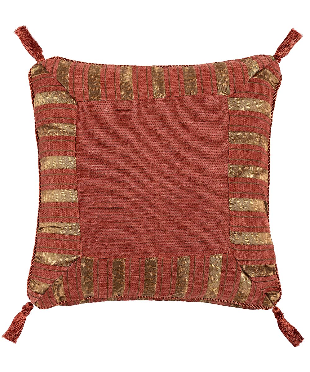 5105portokali ΜΑΞΙΛΑΡΟΘΗΚΗ 5105 (45cm x 45 cm) πορτοκαλί SilkFashion - Image 1