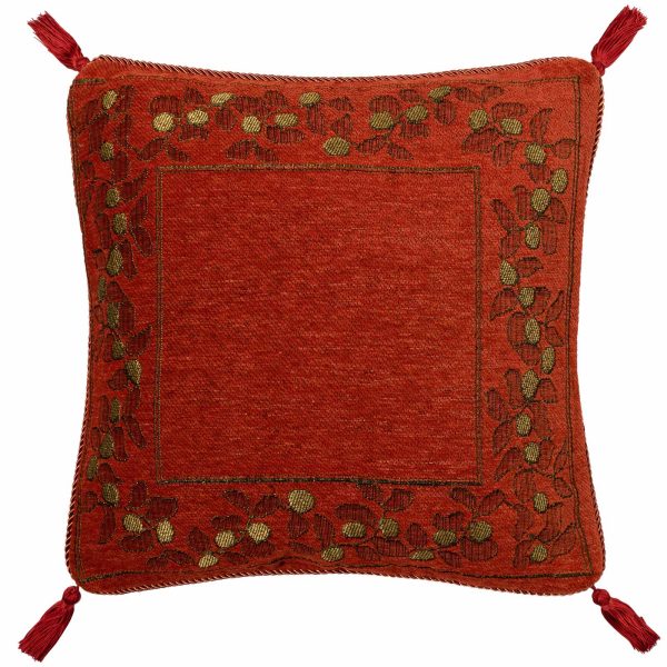 ΜΑΞΙΛΑΡΟΘΗΚΗ (45cm x 45cm)  510 κεραμιδί SilkFashion