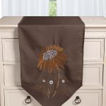 Τραβέρσα 5126 (45cm x 170cm) καφέ SilkFashion